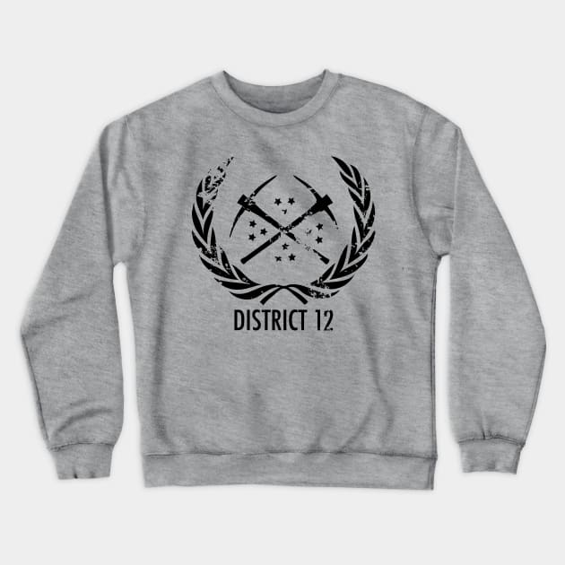 District 12 Crewneck Sweatshirt by RachaelMakesShirts